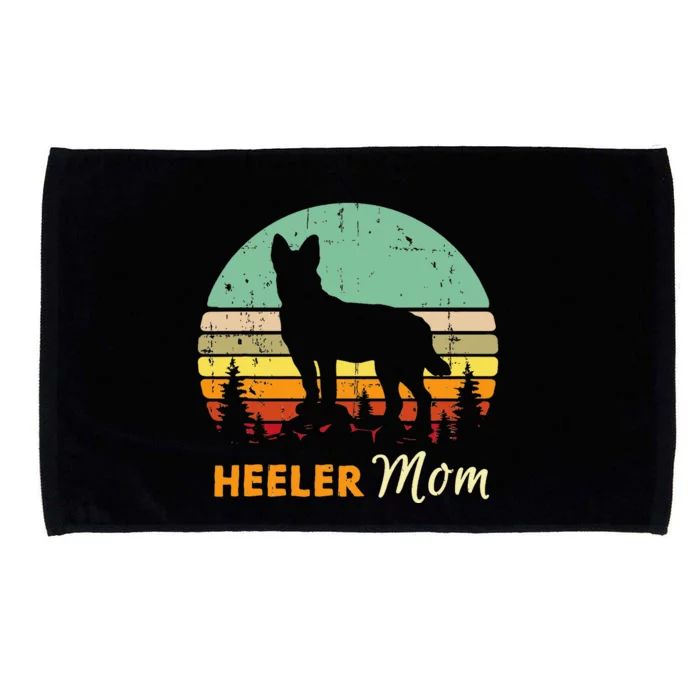 Heeler Mom Mama Mother Pet Cattle Dog Owner Microfiber Hand Towel