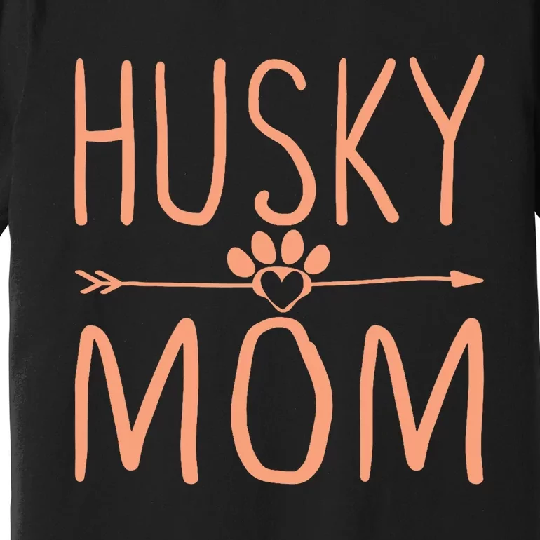 Husky Mom Mama Funny Dog Lover Premium T-Shirt