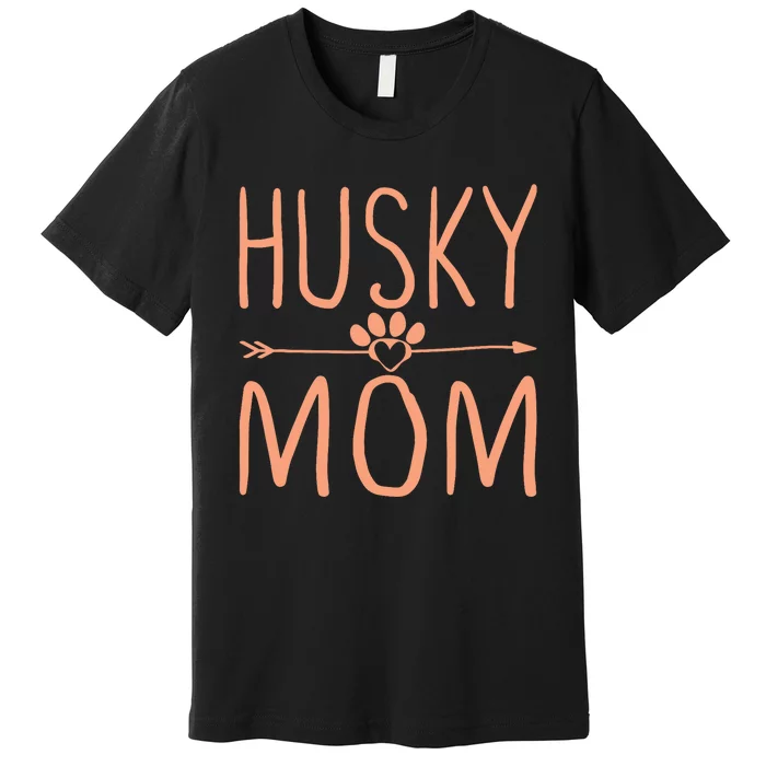 Husky Mom Mama Funny Dog Lover Premium T-Shirt