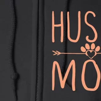 Husky Mom Mama Funny Dog Lover Full Zip Hoodie