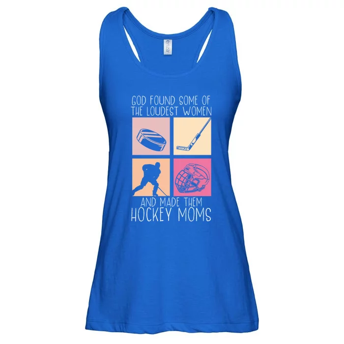 Hockey Mom Motherhood Best Mama Ever Hockey Season Cool Gift Ladies Essential Flowy Tank