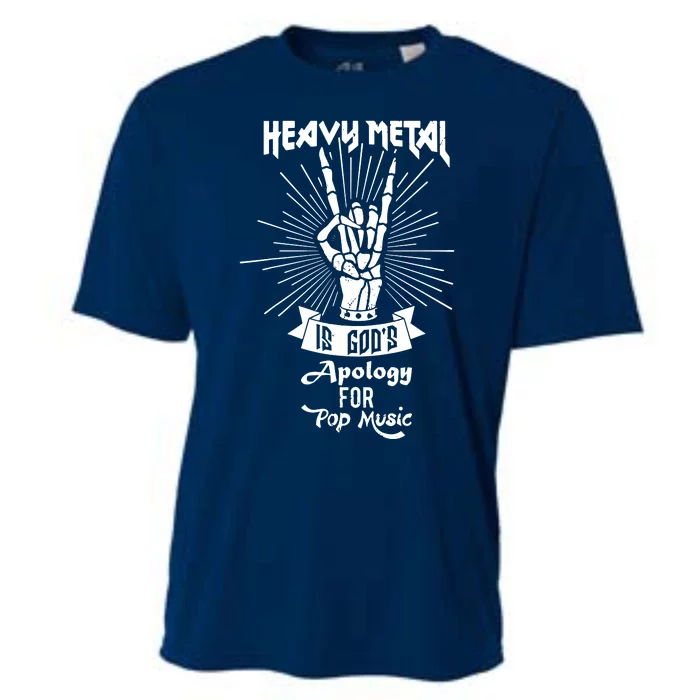 Heavy Metal Music Is Gods Apology Cooling Performance Crew T-Shirt