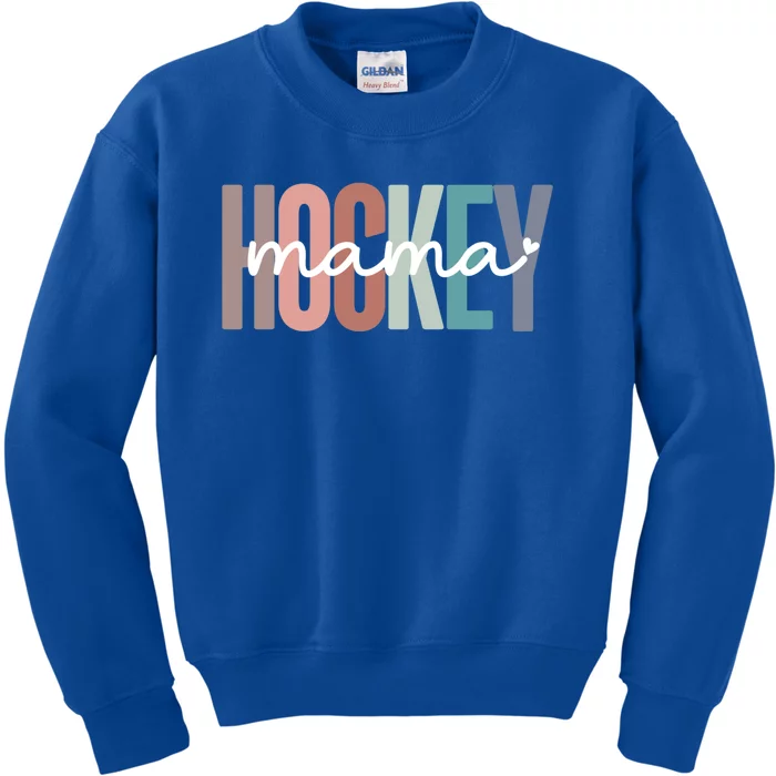 Hockey Mom Mama Gift Kids Sweatshirt