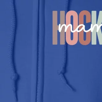 Hockey Mom Mama Gift Full Zip Hoodie