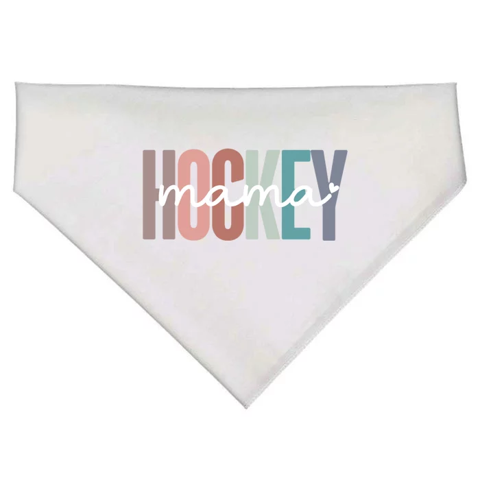 Hockey Mom Mama Gift USA-Made Doggie Bandana