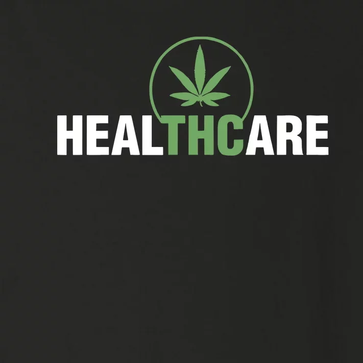 Healthcare Medical Marijuana Weed Leaf Funny Happy 420 Day Toddler Long Sleeve Shirt