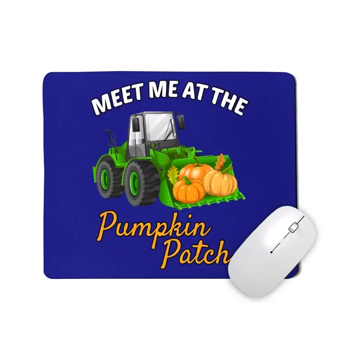 Halloween Meet Me At The Pumpkin Patch Tractor Pumpkins Gift Mousepad