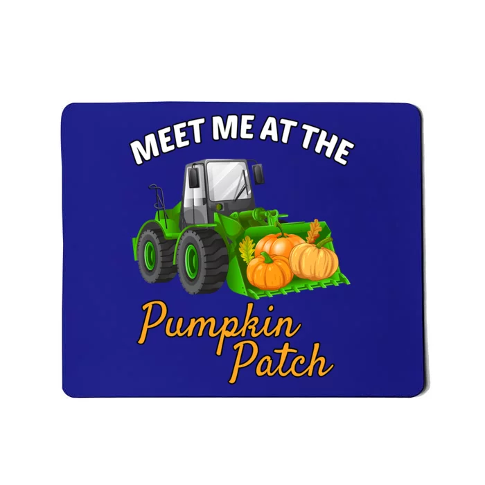 Halloween Meet Me At The Pumpkin Patch Tractor Pumpkins Gift Mousepad