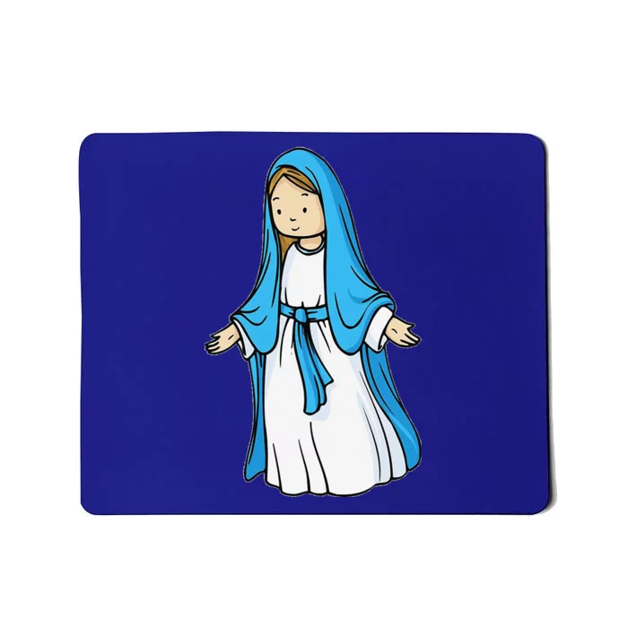 Holy Mother Mary Mother Of Jesus Vintage Catholic Art Gift Mousepad