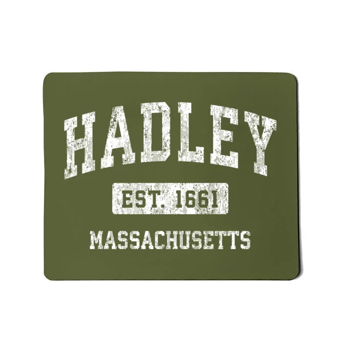 Hadley Massachusetts Ma Vintage Sports Mousepad