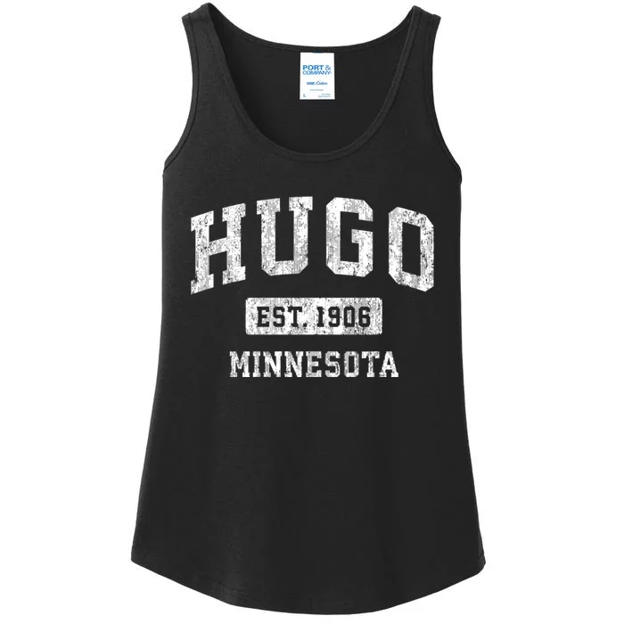 Hugo Minnesota Mn Vintage Sports Ladies Essential Tank