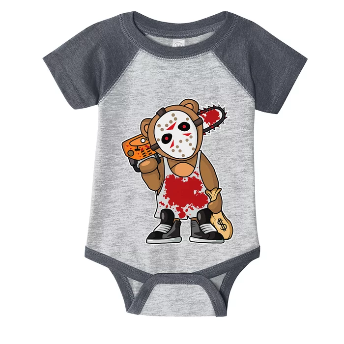 Horror Movie Monster Lazy Halloween Costume Funny Scary Infant Baby Jersey Bodysuit