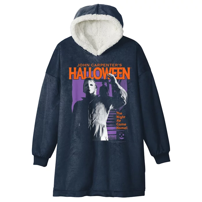 Halloween Michael Myers Pop Art Hooded Wearable Blanket