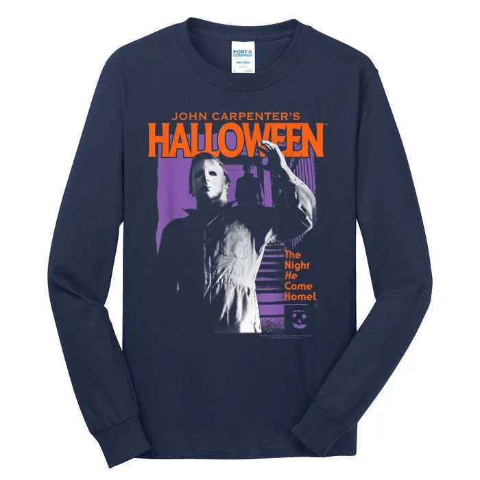 Halloween Michael Myers Pop Art Tall Long Sleeve T-Shirt