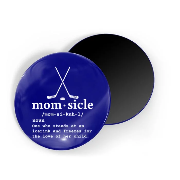 Hockey Mom Momsicle Definition Funny Gift Magnet