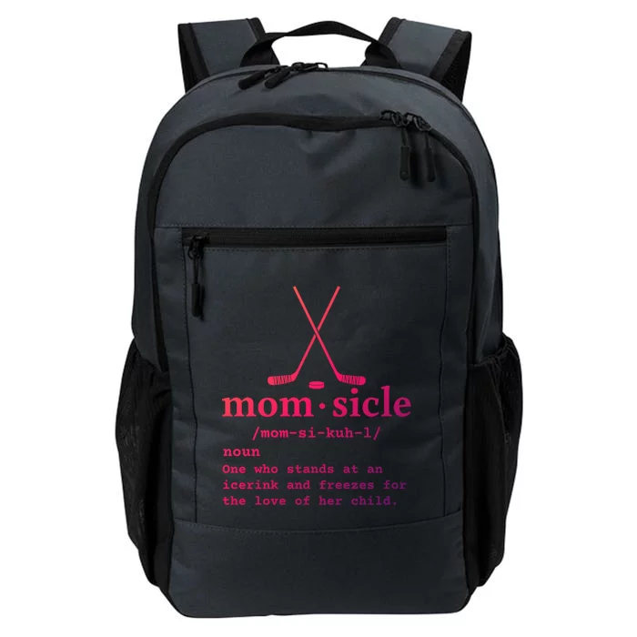 Hockey Mom Momsicle Definition Funny Gift Daily Commute Backpack