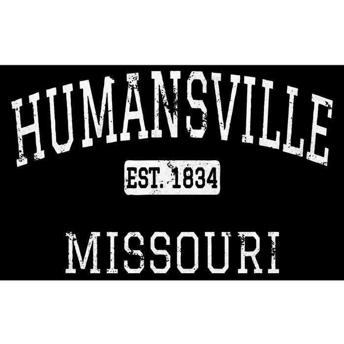 Humansville Missouri MO Vintage Bumper Sticker