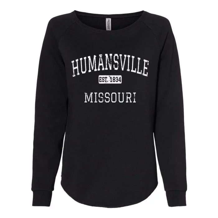 Humansville Missouri MO Vintage Womens California Wash Sweatshirt