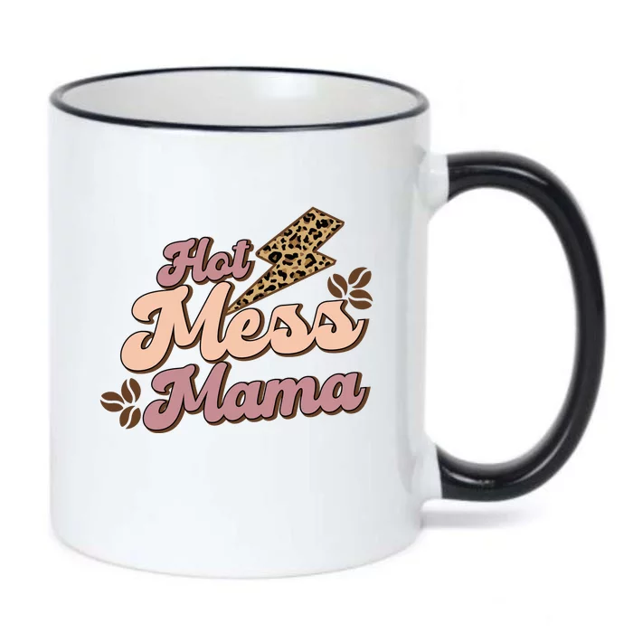 Hot Mess Mama Coffee Lovers Black Color Changing Mug