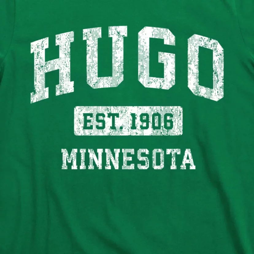 Hugo Minnesota Mn Vintage Sports Design Established T-Shirt