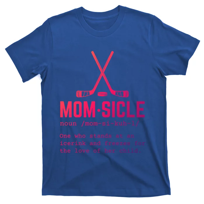 Hockey Mom Momsicle Definition Cute Gift T-Shirt