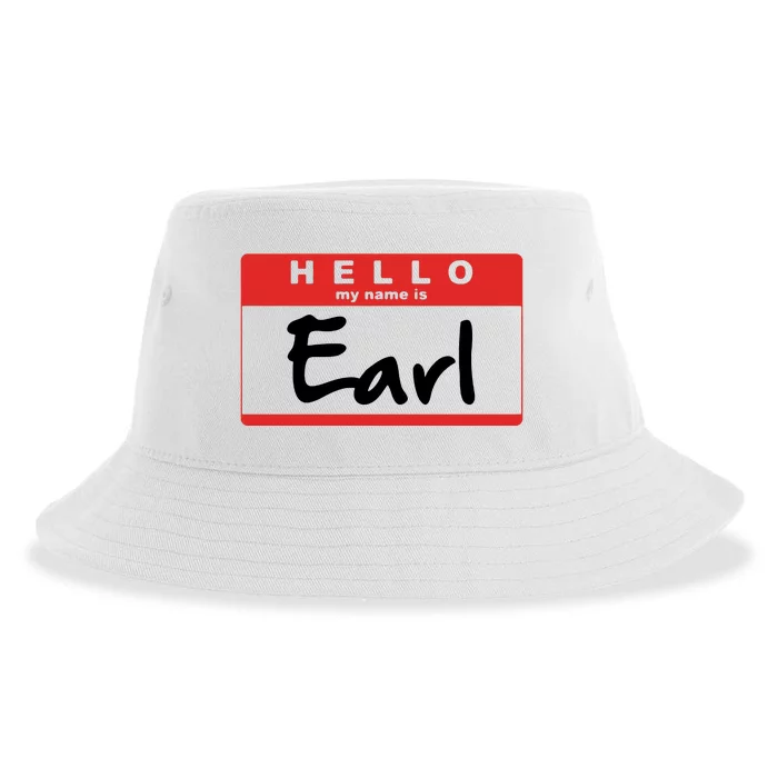 Hello My Name Is Earl Sustainable Bucket Hat