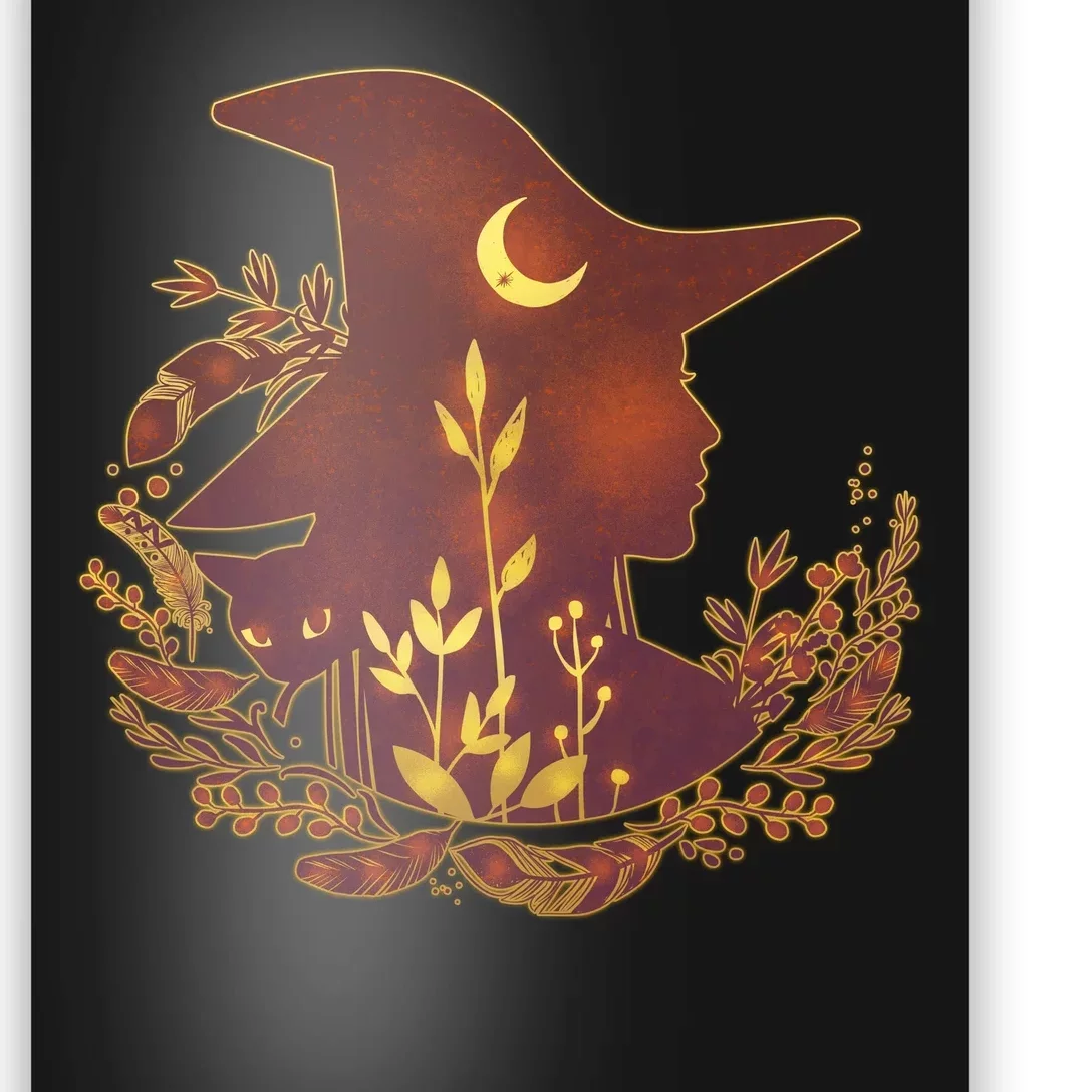 Halloween Mystical Nature Witch Poster