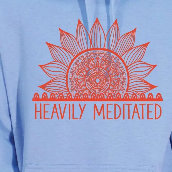 Heavily Meditated Namaste Meditation Yoga Gift Dala Gift Unisex Surf Hoodie