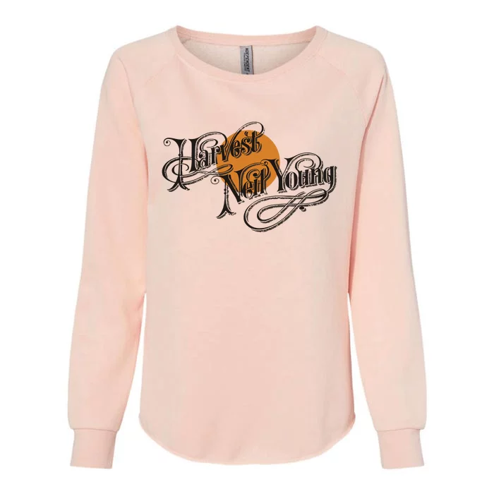 Harvest Moon Neil Young Fall Womens California Wash Sweatshirt