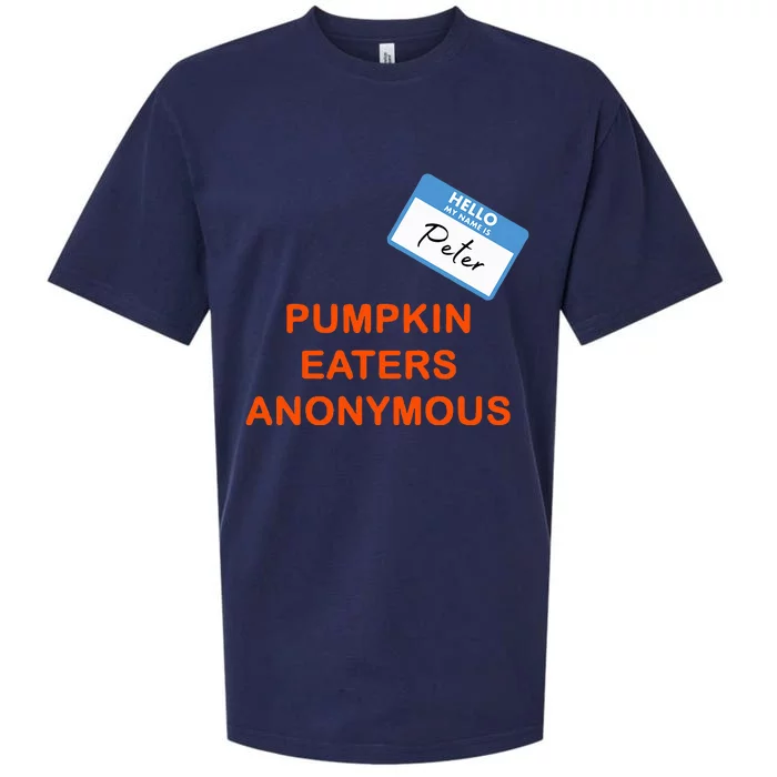 Hello My Name Is Peter Pumpkin Eaters Anonymous Sueded Cloud Jersey T-Shirt