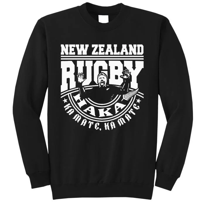 Haka Maori New Zealand Rugby War Dance Challenge Souvenir Tall Sweatshirt