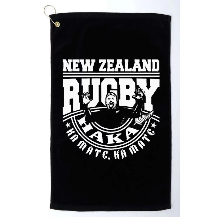 Haka Maori New Zealand Rugby War Dance Challenge Souvenir Platinum Collection Golf Towel