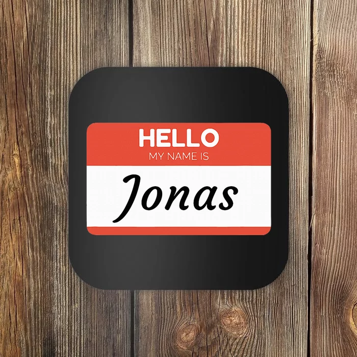 Hello My Name Is Jonas Coaster