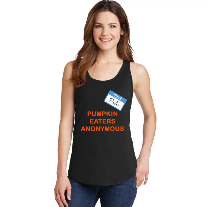 Hello My Name Is Peter Pumpkin Eaters Anonymous Ladies Essential Tank