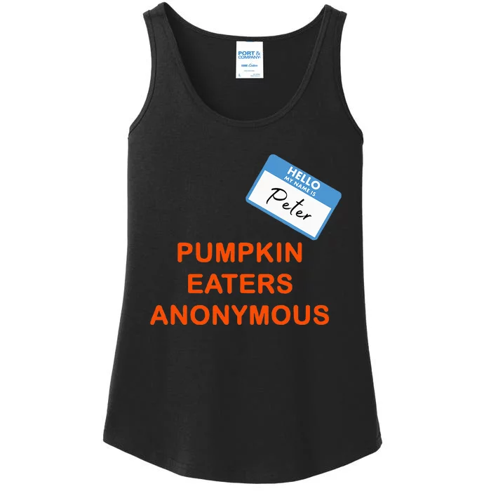 Hello My Name Is Peter Pumpkin Eaters Anonymous Ladies Essential Tank