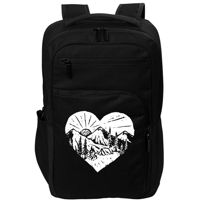 Hiking Mountains Nature Lover Impact Tech Backpack