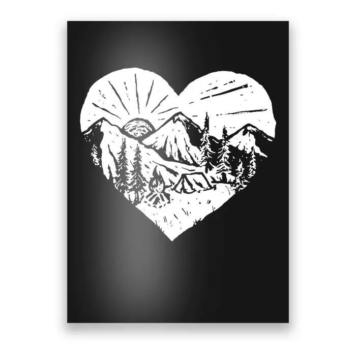 Hiking Mountains Nature Lover Poster