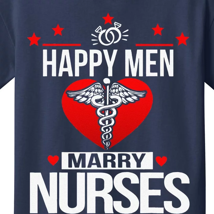 Happy Marry Nurses Valentines Day Gift Kids T-Shirt