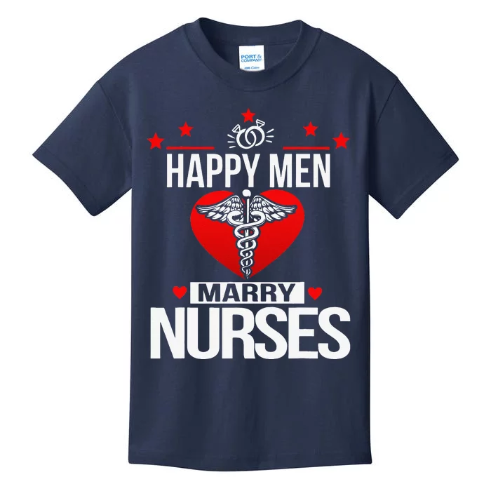 Happy Marry Nurses Valentines Day Gift Kids T-Shirt