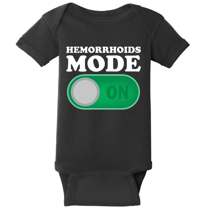 Hemorrhoids Mode On Baby Bodysuit