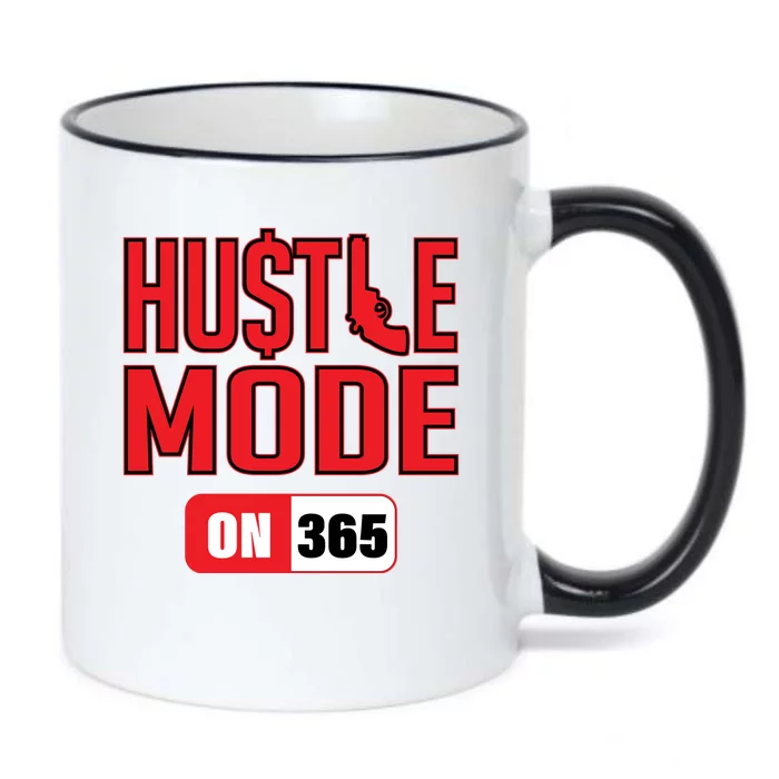 Hustle Mode On 365 Black Color Changing Mug