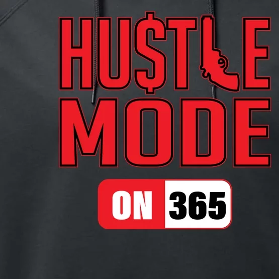 Hustle Mode On 365 Performance Fleece Hoodie