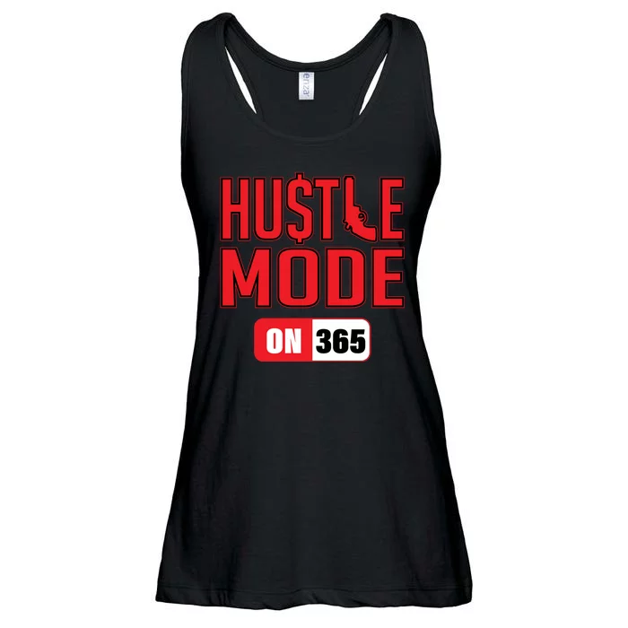 Hustle Mode On 365 Ladies Essential Flowy Tank