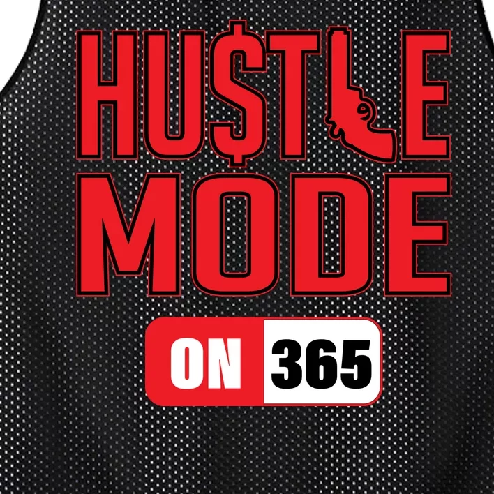 Hustle Mode On 365 Mesh Reversible Basketball Jersey Tank