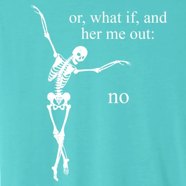 Hear Me Out No Funny Sassy Skeleton Gift ChromaSoft Performance T-Shirt