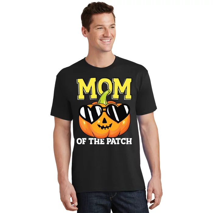 Halloween Mom Of The Patch Mama Mother Mommy Pumpkin T-Shirt