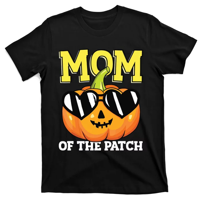 Halloween Mom Of The Patch Mama Mother Mommy Pumpkin T-Shirt