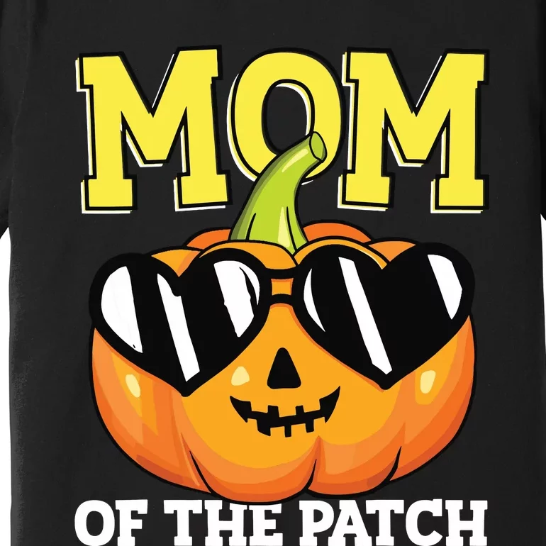 Halloween Mom Of The Patch Mama Mother Mommy Pumpkin Premium T-Shirt