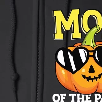 Halloween Mom Of The Patch Mama Mother Mommy Pumpkin Full Zip Hoodie