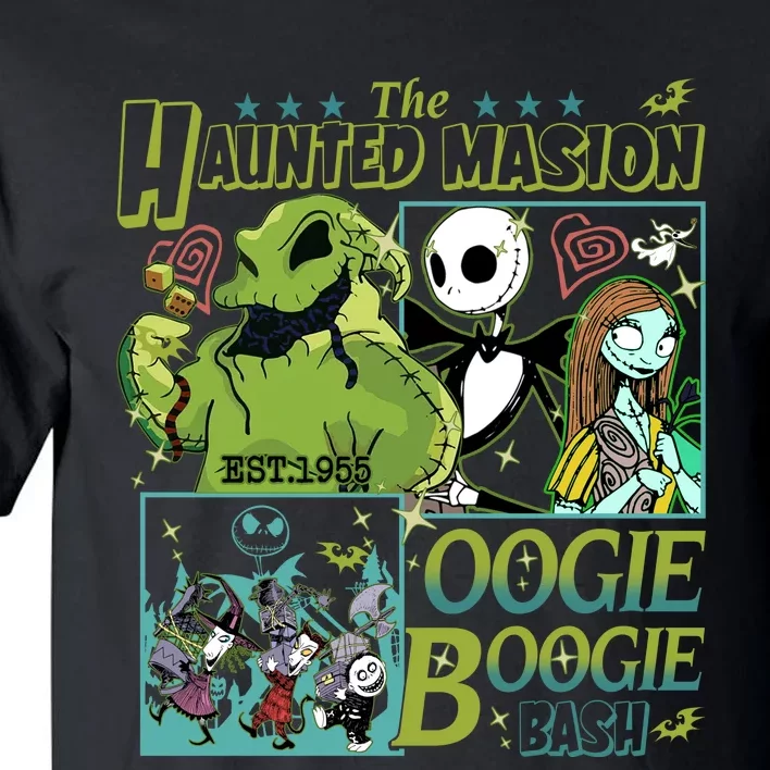 Haunted Mansion Oogie Boogie Bash Halloween Nightmare Characters Tall T-Shirt